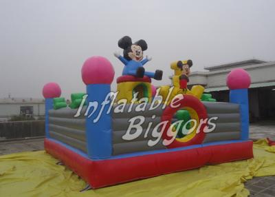 China Advertisement Inflatable Amusement Park / Bounce Jumper Rental With ASTM F963 for sale