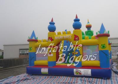 China Blue Commercial Inflatable Fun City PVC For Kindergarten Playground Inflatables for sale