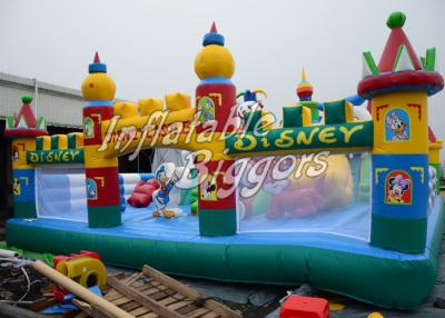 China PVC Large Fun City Water Park For Parties , Playground Inflatable Bouncer Combo for sale