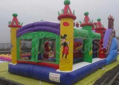 China Commercial Outdoor Inflatable Amusement Park Playground with Digital Inkjet Printing for sale