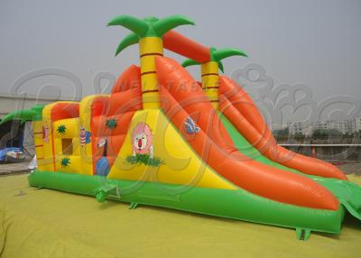 China Commercial Inflatable Bouncer With Slide PVC Colourful Inflatable Jumping Castle for sale