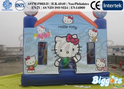 China Hello Kitty Commercial Inflatable Bouncers Inflatable Bungee Trampoline for sale