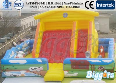 China Customized Inflatable Fun House Giant Inflatable Playground Farm Theme for sale