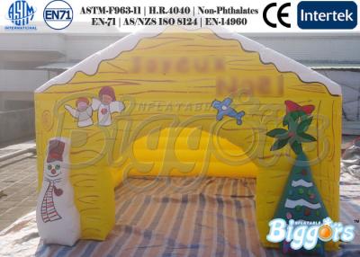 China Inflatable Outdoor Tent with Professional Printing Christmas Tent Loved by Children for sale