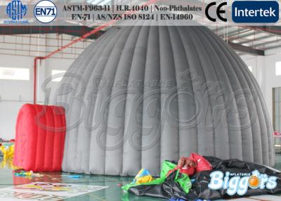 China PVC Grey Inflatable Outdoor Tent , Dome Structure Camping Gaint Building for sale