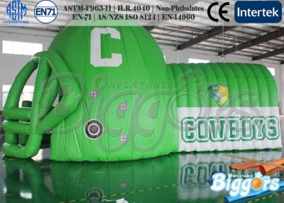 China Green PVC Inflatable Outdoor Tent Unique Polyester / Nylon for Camping for sale