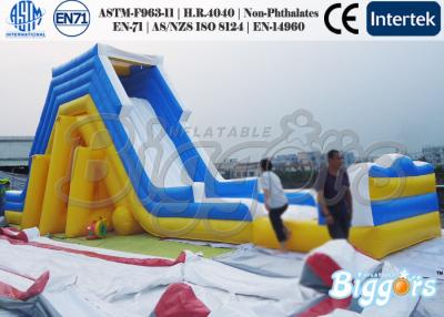 China Parque de atracciones grande de los juegos del tobogán acuático inflable emocionante de los niños que sube en venta