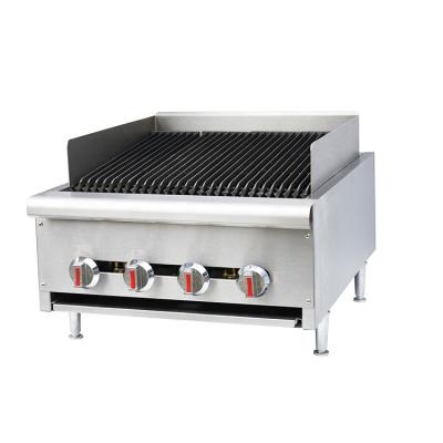 China Commercial Professional CB-36 6 Burners Table Top Gas Char Broiler Stainless Steel for sale