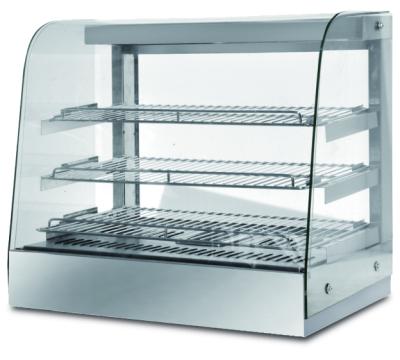 China KFC Pizaa Easy Electric Chicken Restaurant Stainless Steel Easy Clean 2 Racks Food Warmer Display Showcase for sale