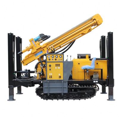 China RCF200C 200 Meter Crawler montado máquina de perfuração de água hidráulica máquina de perfuração de poços de água profunda à venda