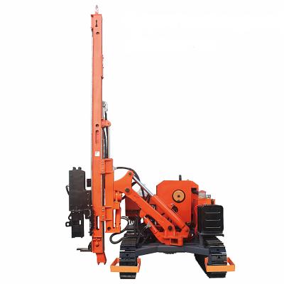 China Hydraulic Ramming Solar Pile Driver Equipment 88KW Yuchai Engine 20 - 100m Bore Depth for sale