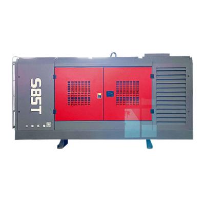 China 22bar Pressure Drilling Air Compressor 228KW Diesel Engine Screw Air Compressor for sale