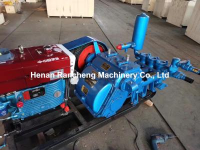 China 100mm Piston Stroke 65mm Cylinder Diameter Drilling Mud Pump With 28HP Changchai Engine for sale