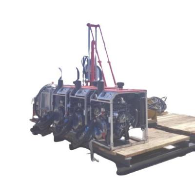 China 42KW Core Drilling Rig Small Diamond Core Drill Rig With 0-1200rpm Top Drive Rotation Head And 700KGS Lifting Force for sale