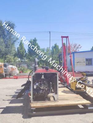 China Velocidad de rotación nominal del tornillo de 100-240 RPM Rig de perforación de núcleo pequeño Equipo de perforación de núcleo portátil para perforación de intensidad en venta