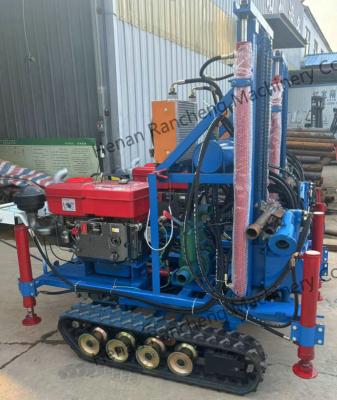 Chine 160m Small Portable Water Well Drilling Rig Machine With 35HP Engine à vendre