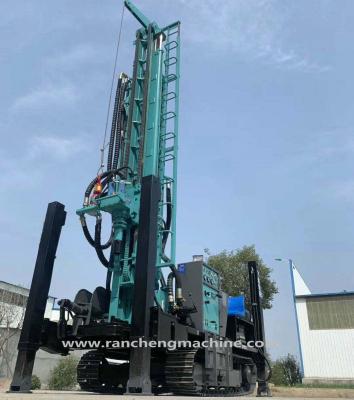 China 280m Depth Rock Drilling Machine Air DTH Water Well Bore Hole Drilling Rig Te koop