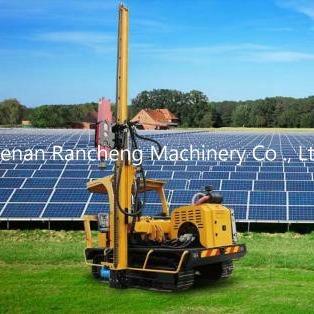 中国 Solar Pile Driver With 39KW Engine 170 Cm Drilling Depth 2600 Mm Piling Height 販売のため