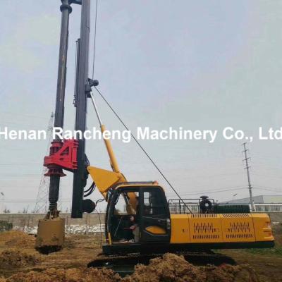 China RCQ530 Hydraulic Rotary Drilling Rig 30m Borehole Rock Drill Rotary Machine for sale