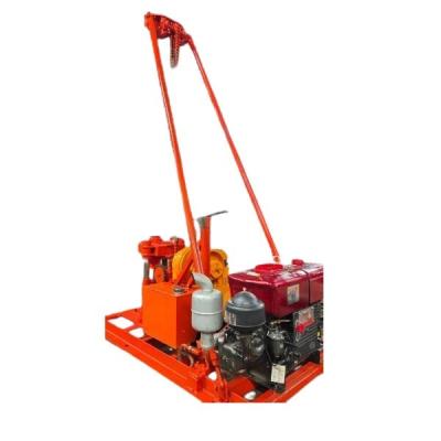 China 150m Portable Hydraulic Core Drilling Rig Machine With 10.6KW 15HP Changchai for sale