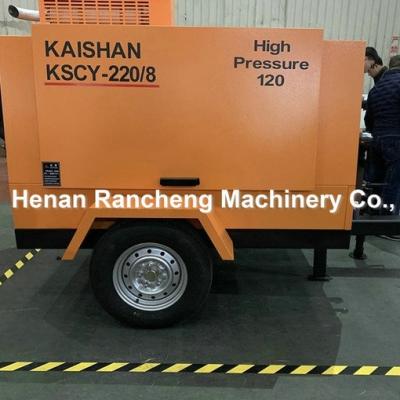 Cina KSCY220/8 Compressore d'aria 75 HP Motore diesel Compressori d'aria portatili a vite in vendita