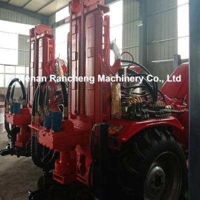 China 200m Tractor Mounted Rotary Water Well Drill Rig Machines Soil Drilling Rig for sale