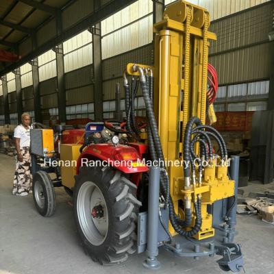 China Excavadora de roca de pozo de agua con equipo de perforación hidráulica montada en tractor portátil en venta