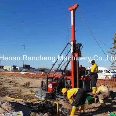 China Geavanceerde Hydraulische Crawler Core Drilling Rig aangedreven door 74KW Cummins Te koop