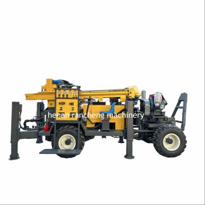 Chine Machine de forage de noyau d'exploration géologique géotechnique montée sur une remorque à roues à vendre