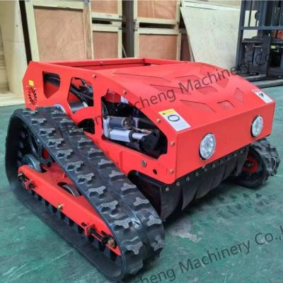 China Tracked Remote Control Lawn Mower With 8HP Gasoline Engine for sale