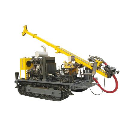 China 2200 rpm snelheid Hydraulische Crawler Core Drilling Rig aangedreven door 74KW Cummins Diesel motor Te koop