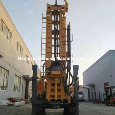 China Hydraulic Crawler Well Drilling Machine 1000m Pneumatic Borehole Rig With Diesel Engine for sale