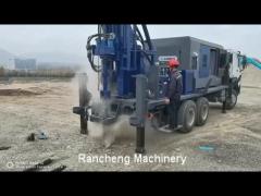 RCF350T  hydraulic truck mounted water well drilling machine