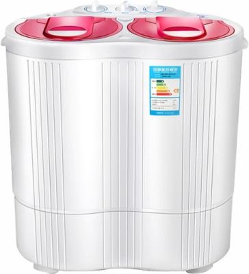 China Hotel Factory Wholesale Energy Saving Double Barrel Large Capacity Semi-Automatic Small Washing Machine for sale