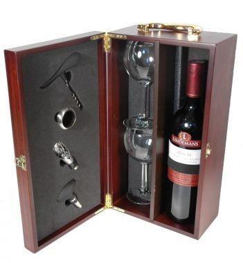 China High quality wooden wine boxes with tools wooden wine packing for sale