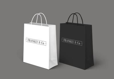 China recyle paper bag custom printed paper bag for clothing shopping paper bag for sale