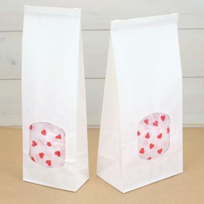 China kraft paper bag for food packing white kraft paper bag with logo for Mcdonald's and KFC for sale