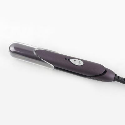 China Hot Selling Newest Small Electric Car Hair Fast Straightener With Transparent Cover Hair Flat Iron for sale