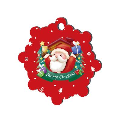 China Personalization Ornaments Customized Christmas Tree MDF Ornaments Family Christmas Ornaments Christmas Ornaments Holiday Party Supplies for sale