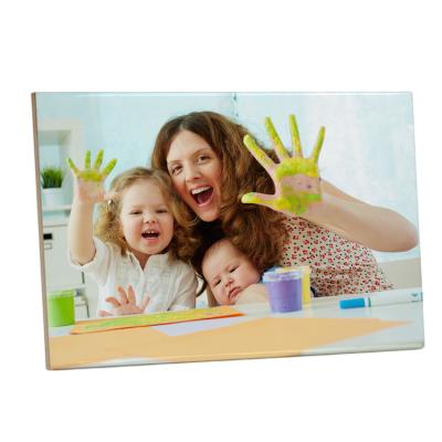 China 20x30cm Home Eco-friendly White Ceramic Blank Blank Ceramic Tile Picture Frame Decoration Sublimation Printing Ceramic Tile Photo Frame for sale