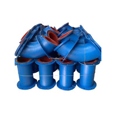 China Building Material Shops Wear Resistant PU Rubber Bend Elbow Straight PU Pipe for sale