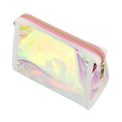 China Large Capacity Fashion Wholesale Can Be Customized Mini Zip Transparent Pvc Waterproof Makeup Cosmetic Bag for sale