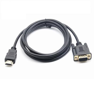 China COMPUTER Lede HDMl Male To VGA Male D-SUB 15 Pin M/M Adapter Converter Cable Convert Signal From HDMl Laptop, PC, TV Box To VGA Monitors for sale