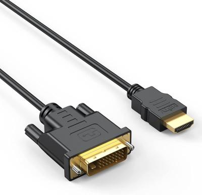 China COMPUTER Lede DVI to HDMl Adapter Cable Bi-Directional 6ft HDMl to DVI Cord (Male to Male) Compatible for Computer, Desktop, Laptop, PC, HDTV for sale