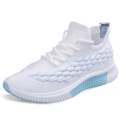 China Cushioning Shoes China Factory Popular Fly Knit Casual Walking Shoes Sneakers For Women for sale