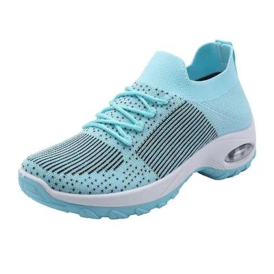 China Cushioning Customized Colorful Sports Shoes Lace Up Court Sneakers Travel Shoes Height Increasing For Women Summer for sale