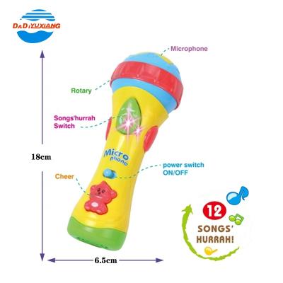 China Microphone Toys Hot Selling Musical Instrument Baby Microphone Toys For Kid With Russian Packing for sale