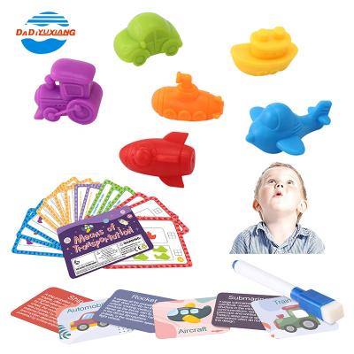 China Card Game Toy Amazon Hot Sale Car Educational Card Game Toys Other Educational Toys Children Study for sale