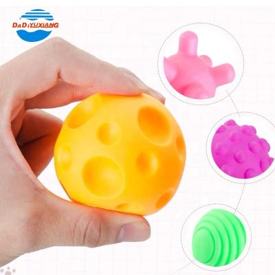 China Baby Teether Set Toy Education Developmental Baby Bath Toys Baby Tactile Massage Baby Toys Mssage Balls for sale