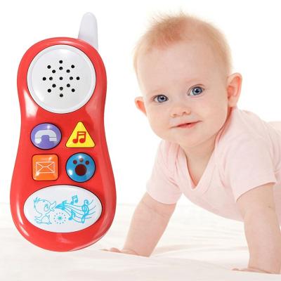 China Educational Cartoon Battery Operated Cute Baby's First Toy Mobile Cell Phone For Children for sale